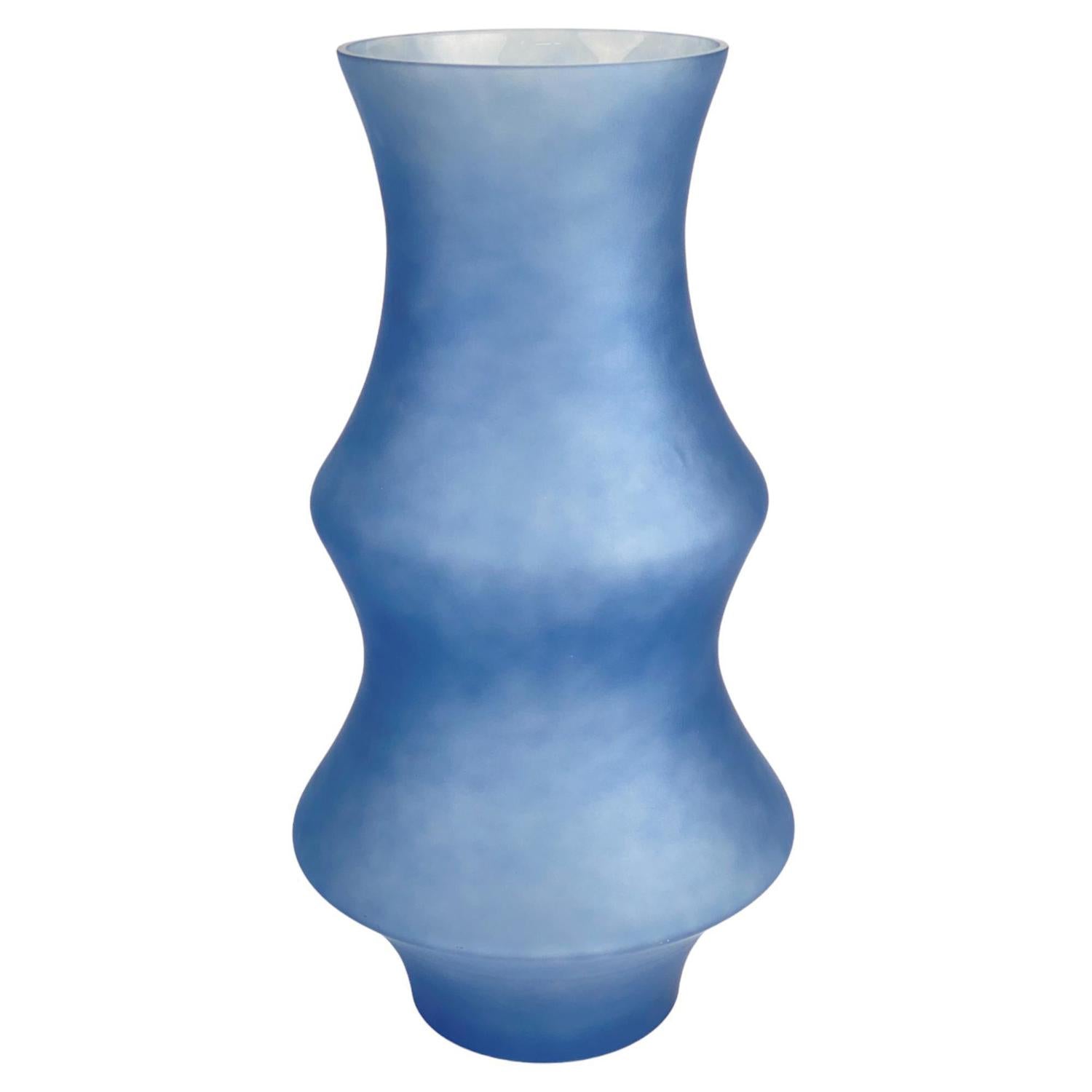 Jarron 23.4X23.4X44 Azul Kosta F243