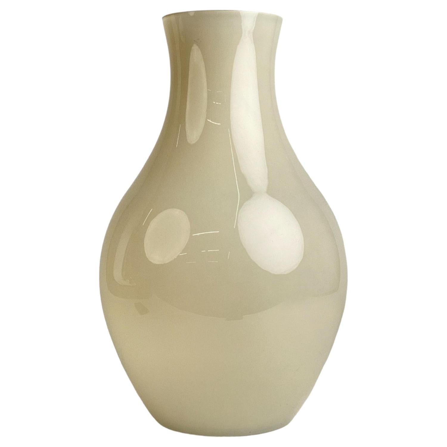 Jarron 24.5X24.5X40 Blanco Brillant F243