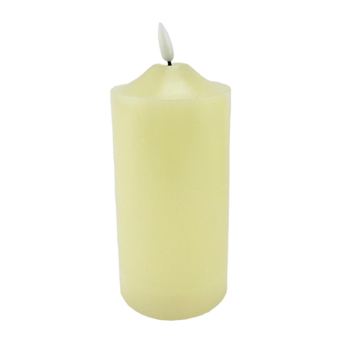 Vela 7.5X7.5X17.5 Blanco Luz Decor F243