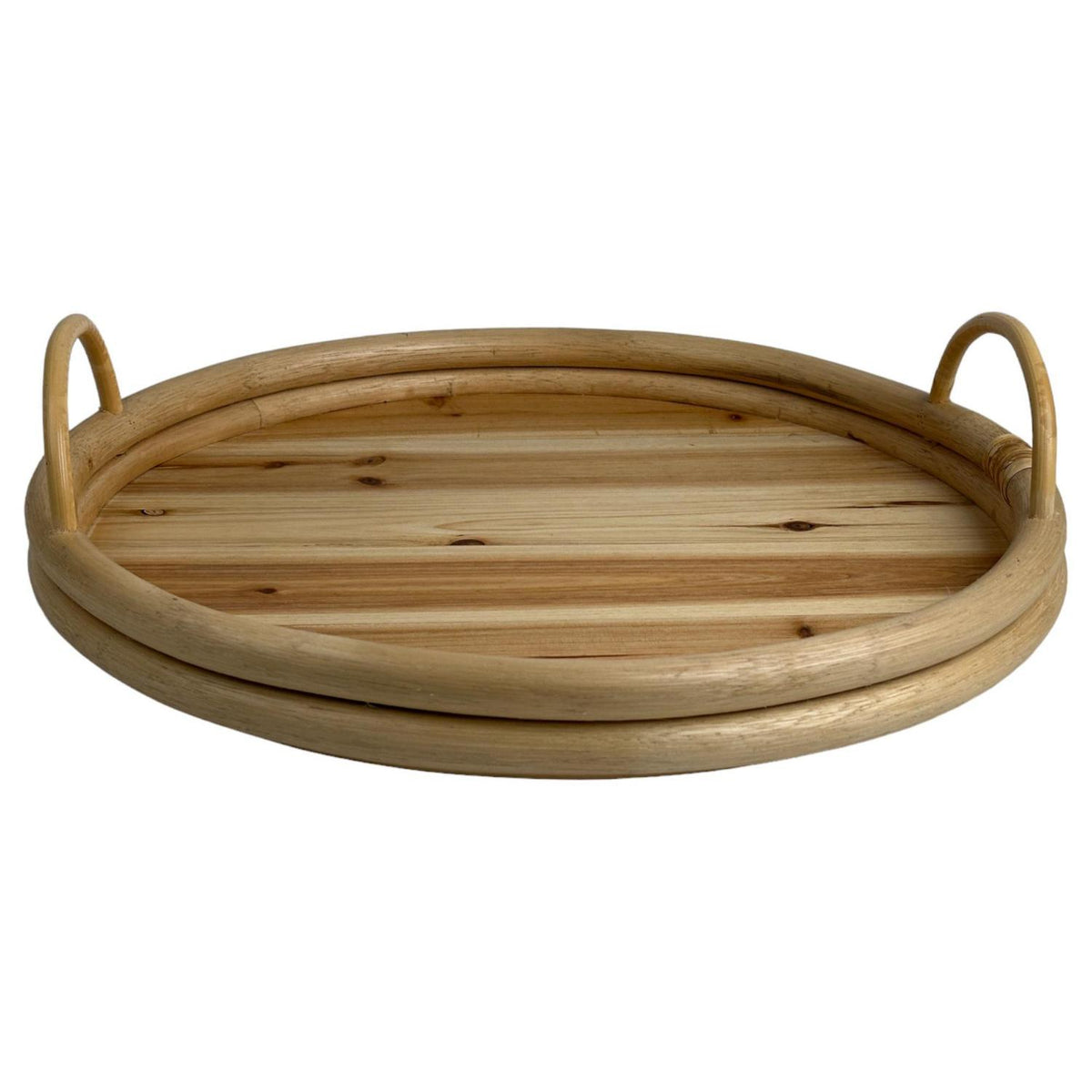 Bandeja 43.5X43.5X10 Natural Oreja Redon F243