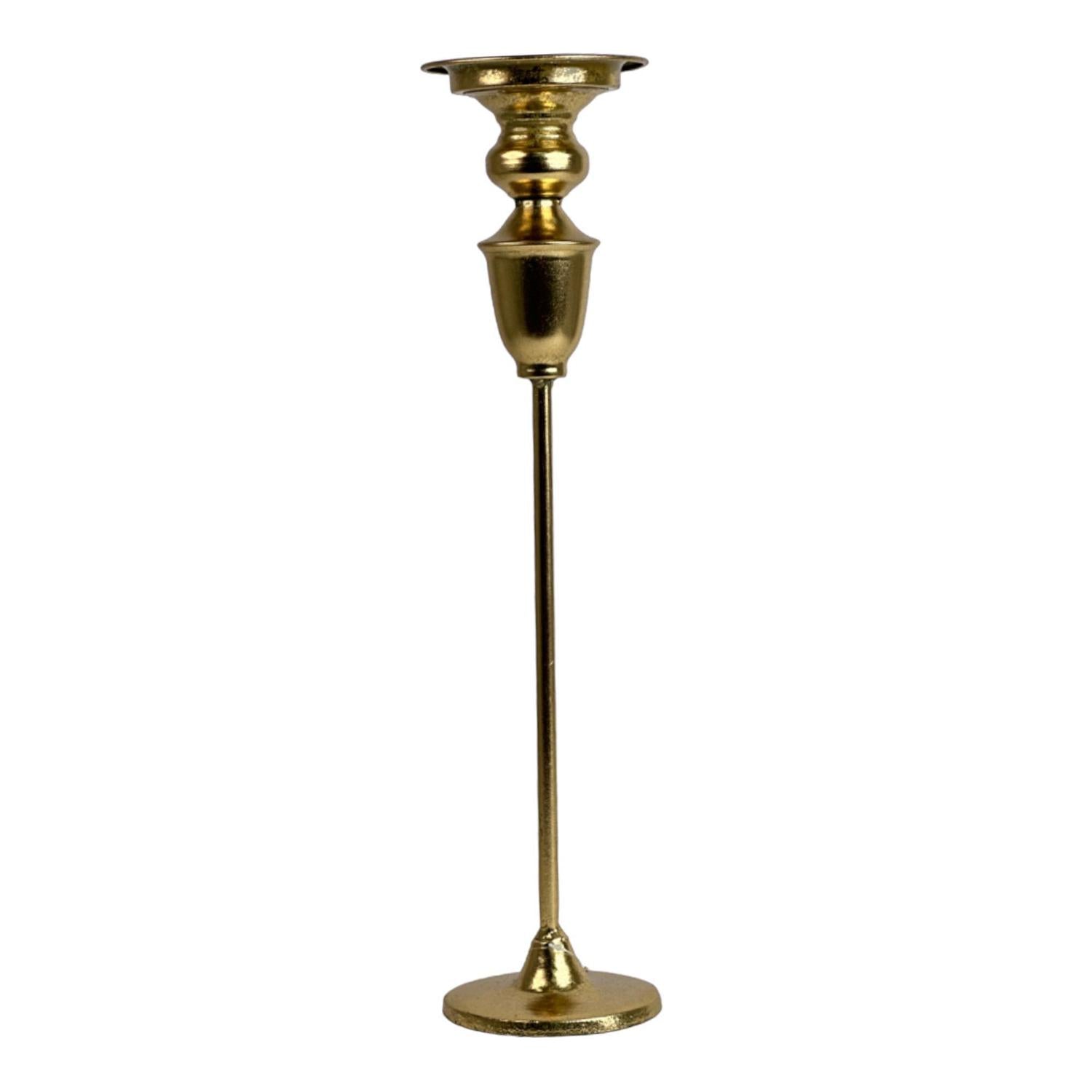 Candelabro11X11X48.5 Vintage Dorado F243