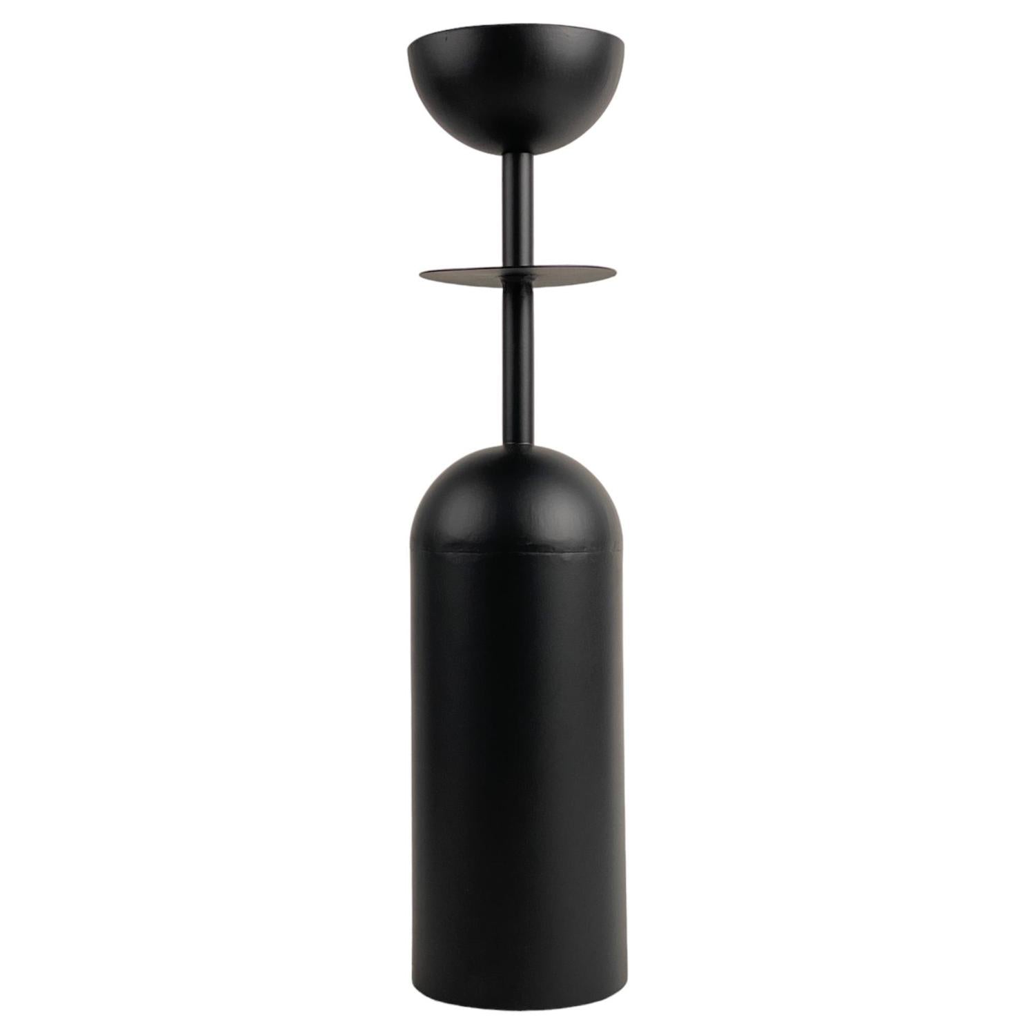Candelabro 11X11X47 Arco Negro F243