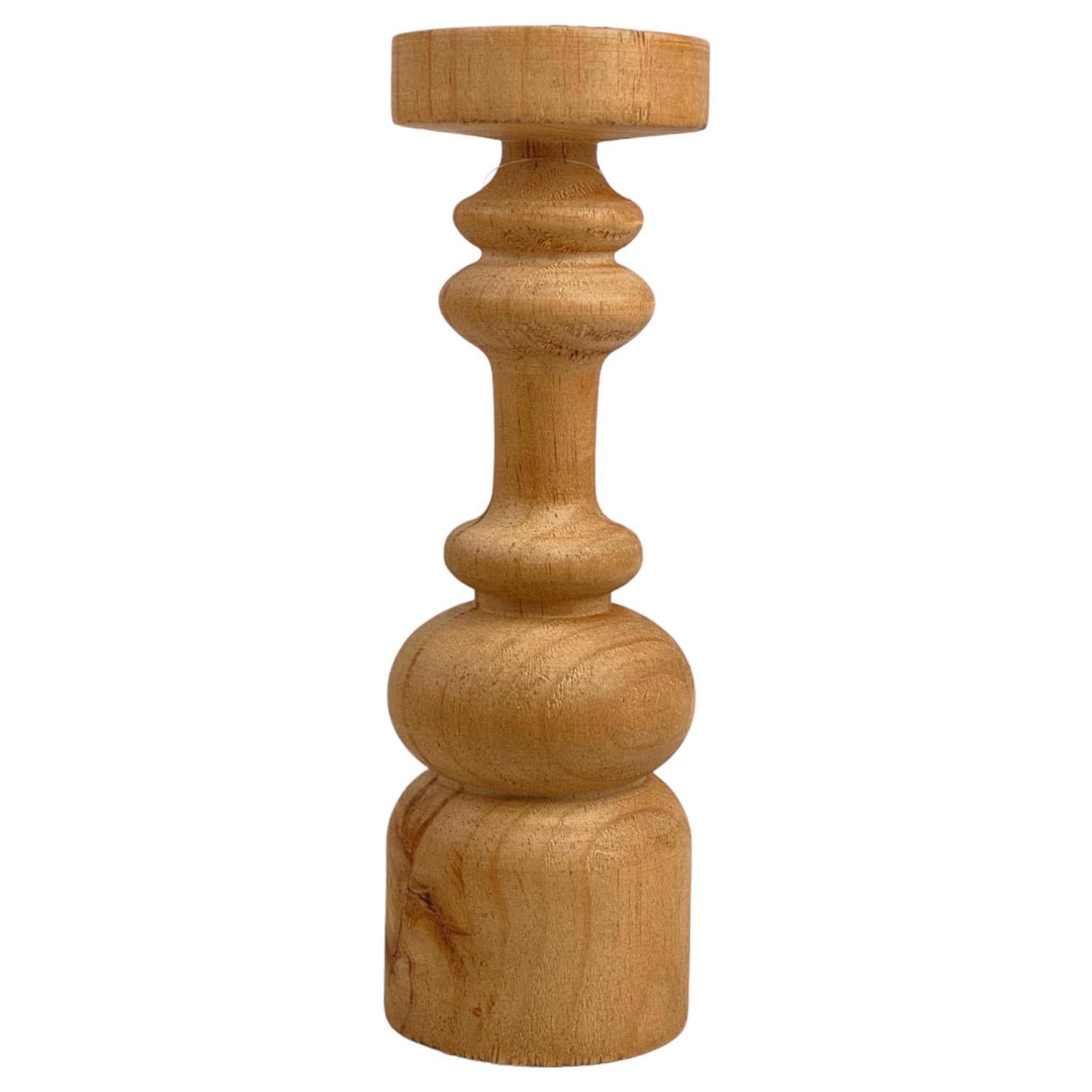 Candelabro 8.3X8.3X25.5 Chubby Ocre F243