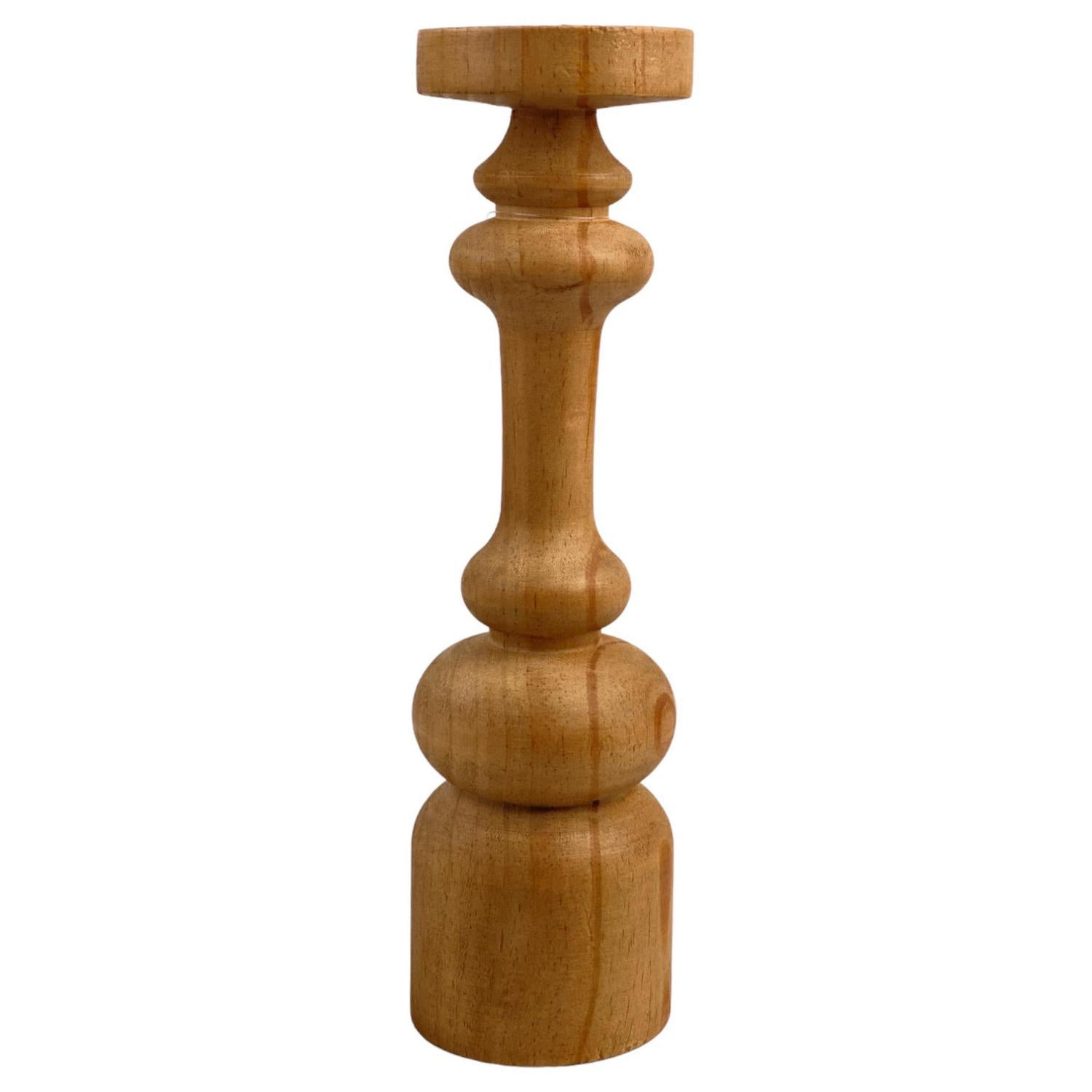 Candelabro 8.3X8.3X30 Chubby Ocre F243