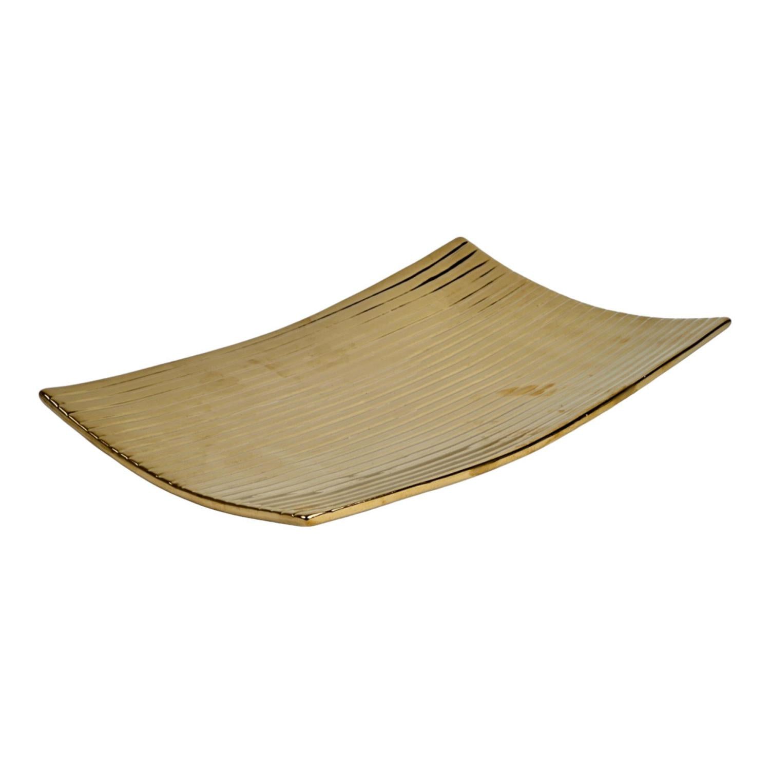 Centro De Mesa 24X38.5X4.5 Oro Antique F243