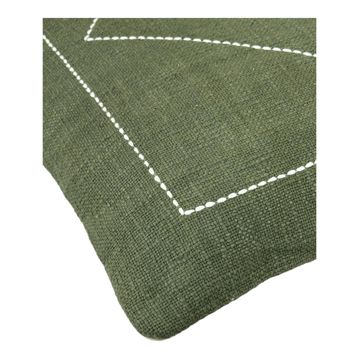 Cojin  50X50 Verde Triangulo F243