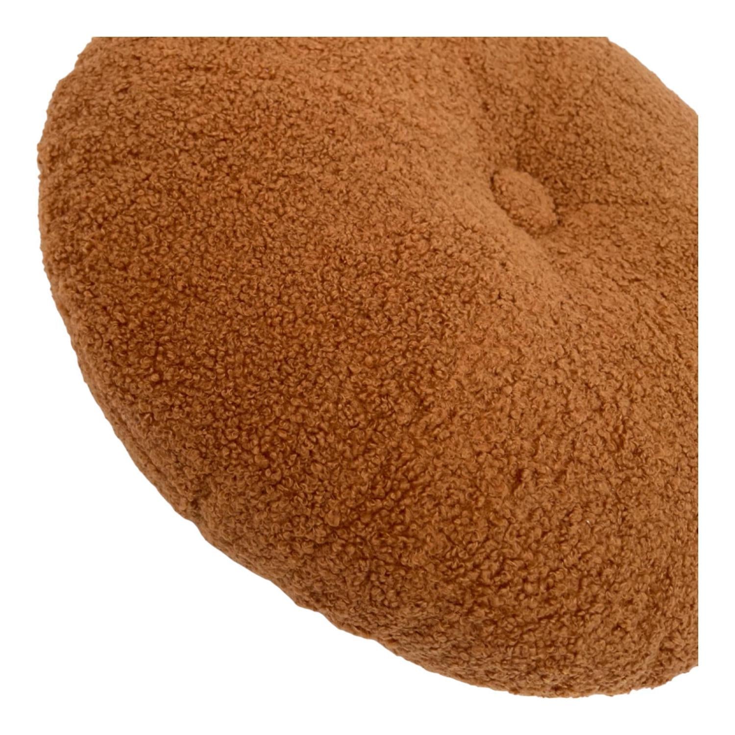 Cojin 45X45X15 Boton Caramelo F243