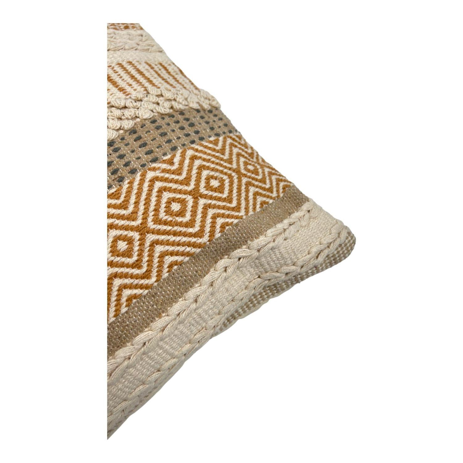 Cojin 50X50X8 Mostaza Bohemio F243