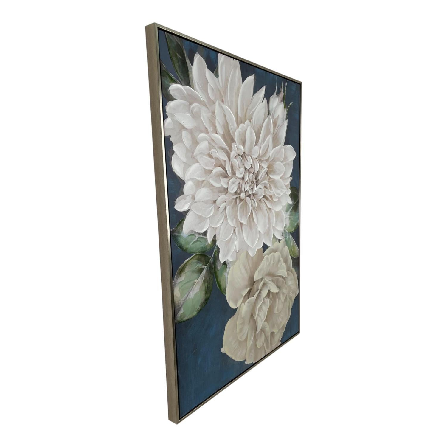 Cuadro 70X3.5X100 Bleu Blanco Flor F243