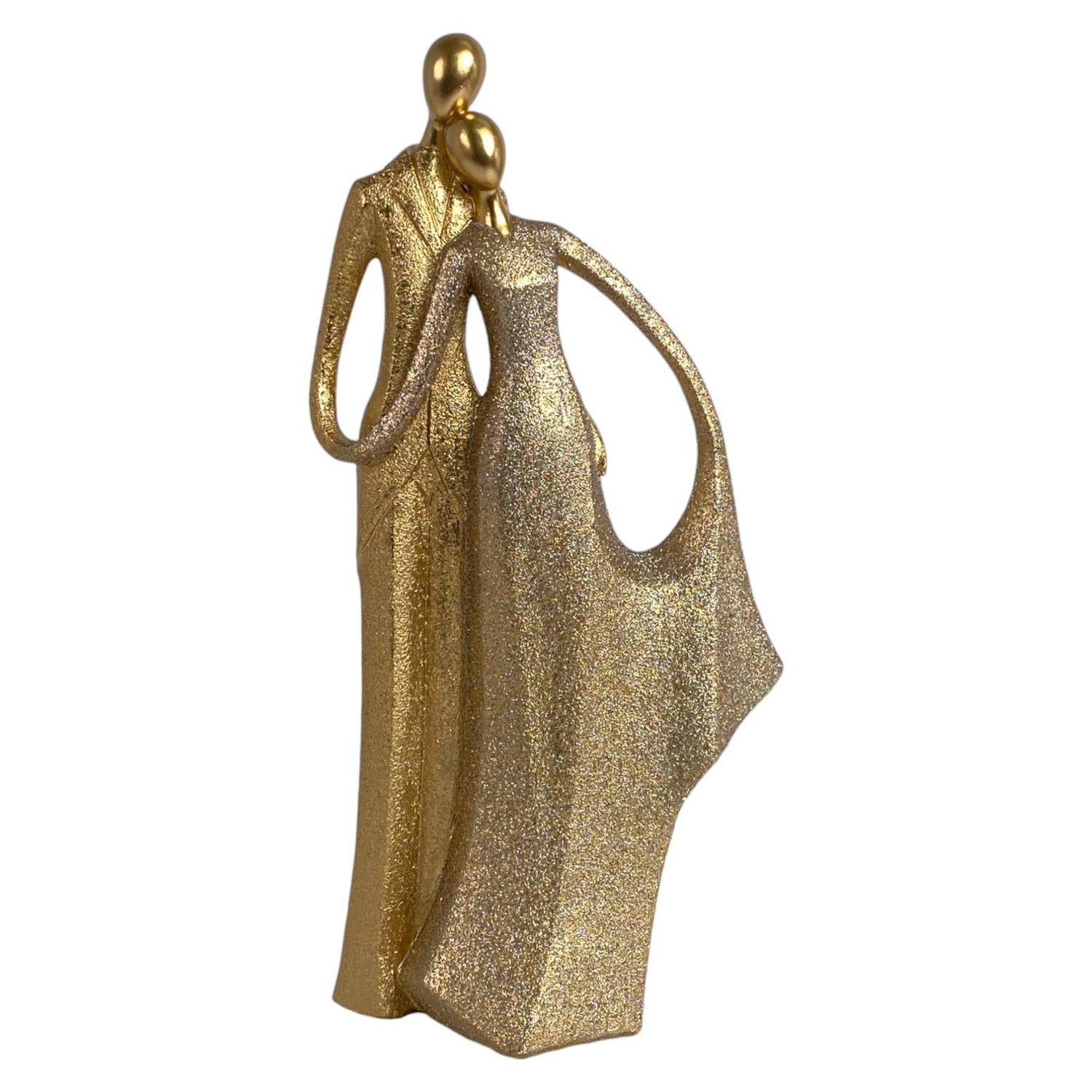 Figur 16X9X32.4 Dorado Esc Romantic F243