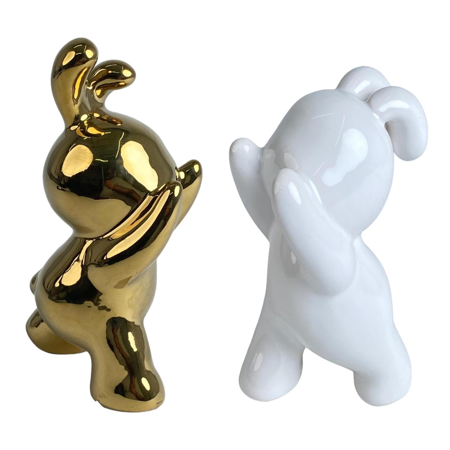 Figura 10.5X7X14.5 Dorad Blanc Win Setx2 F243