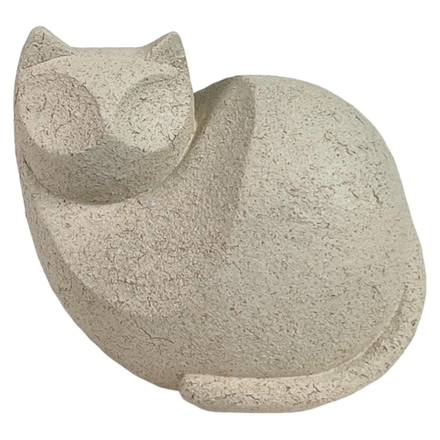 Figura 17X11X14.50 Gato Beige F243