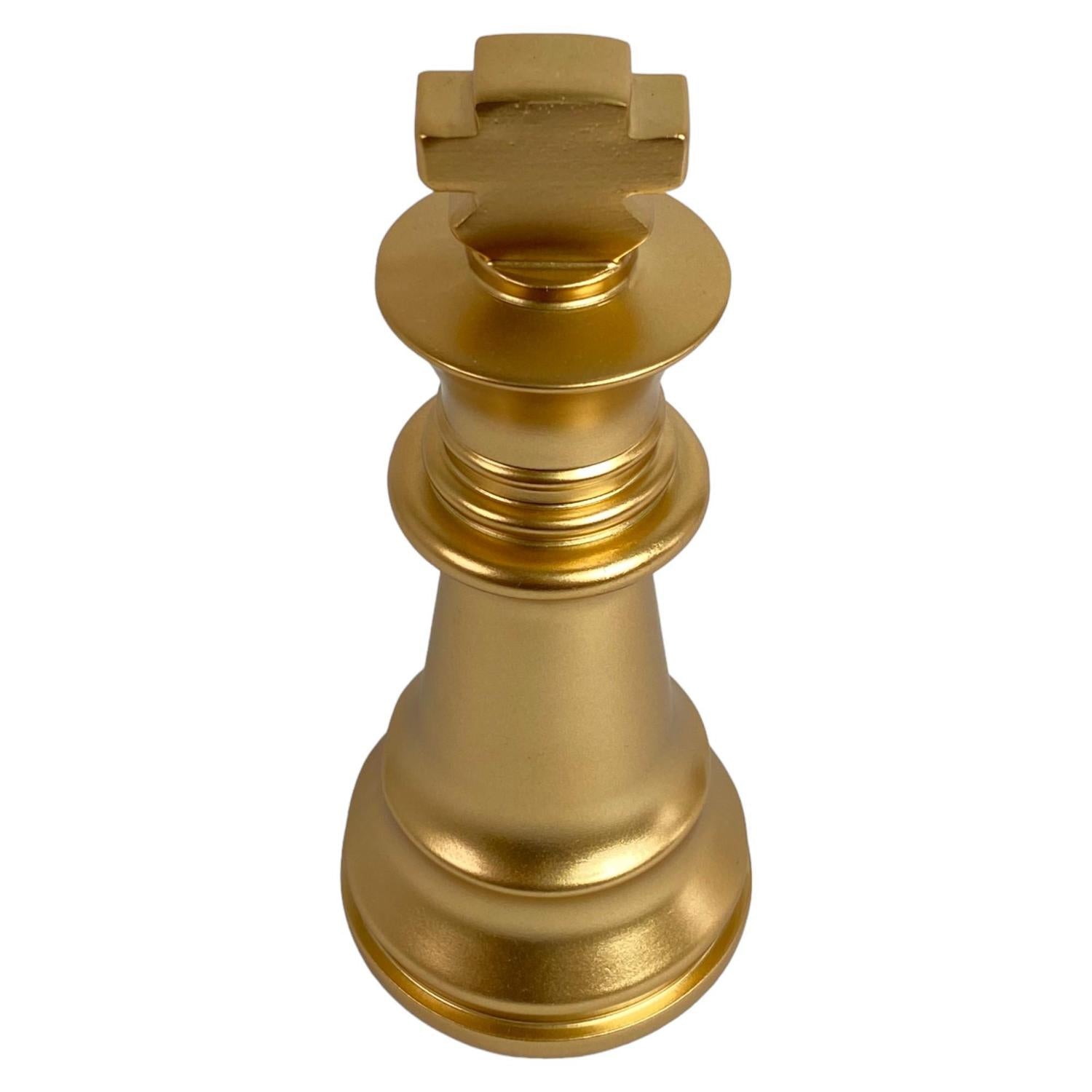 Figura 9.8X9.8X22.5 Oro Ajedrez Rey F243