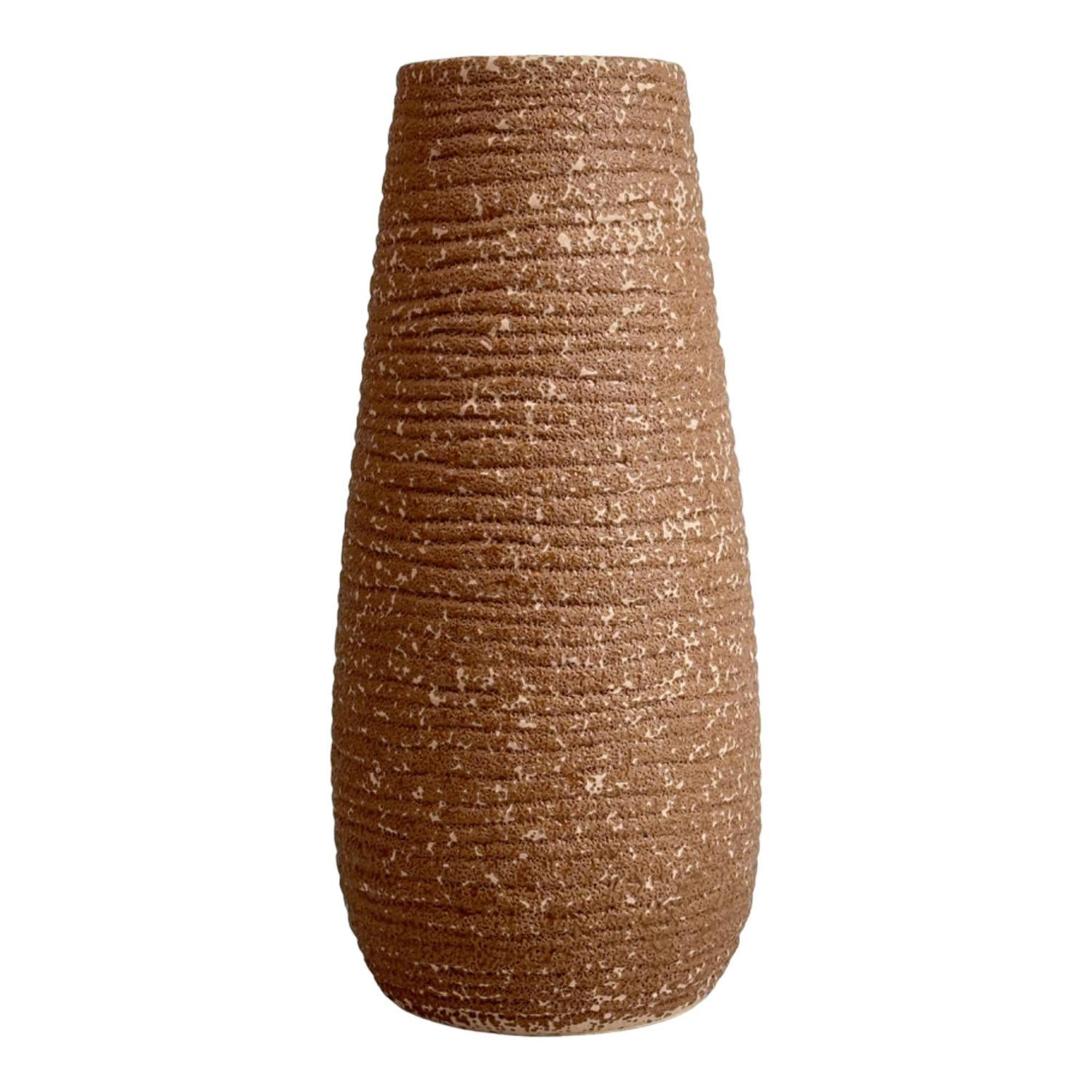 Jarron  12.5X12.5X26.5 Textur Ocre F243