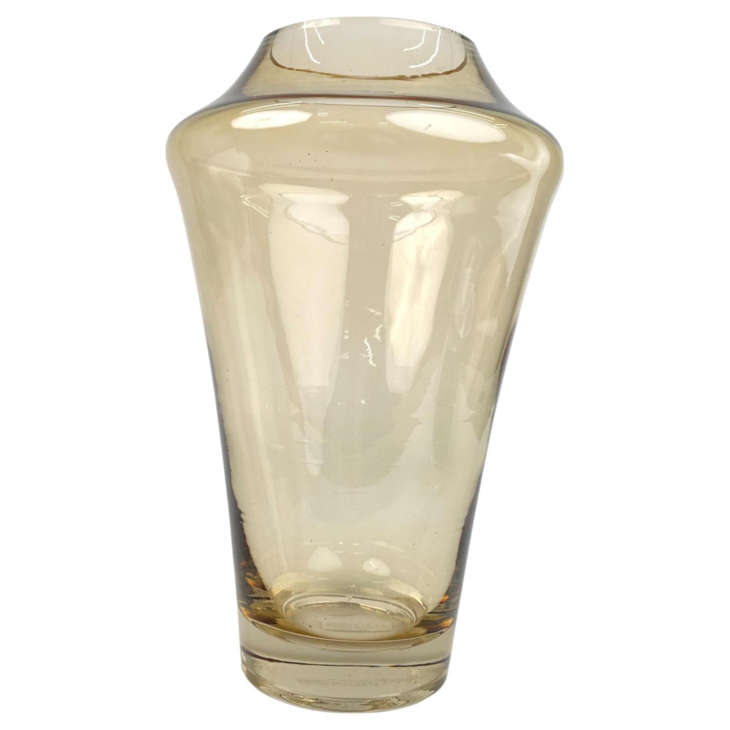 Jarron 19X19X30 Amber Cristal F243