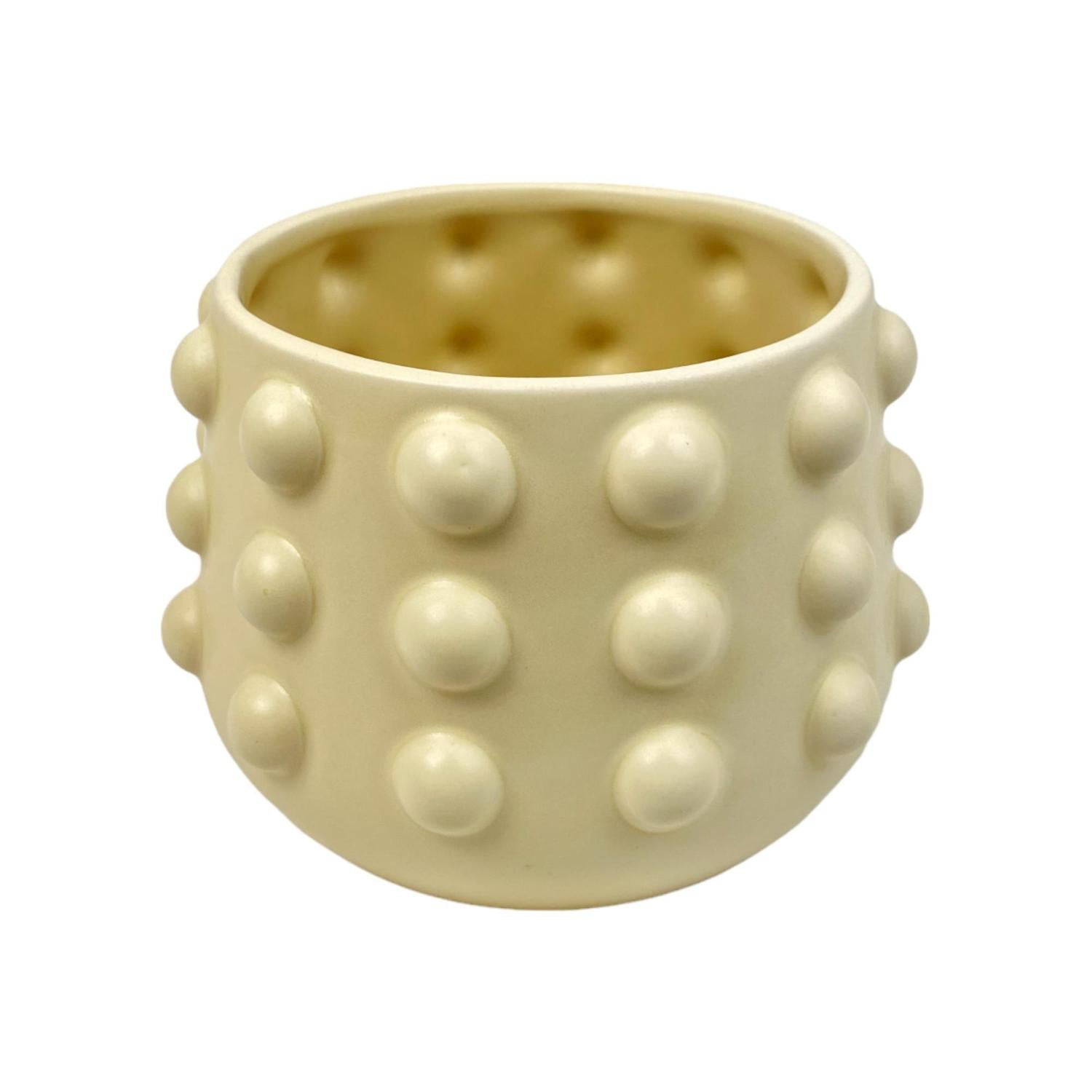 Maceta 17.5X12 Balls Crema F243