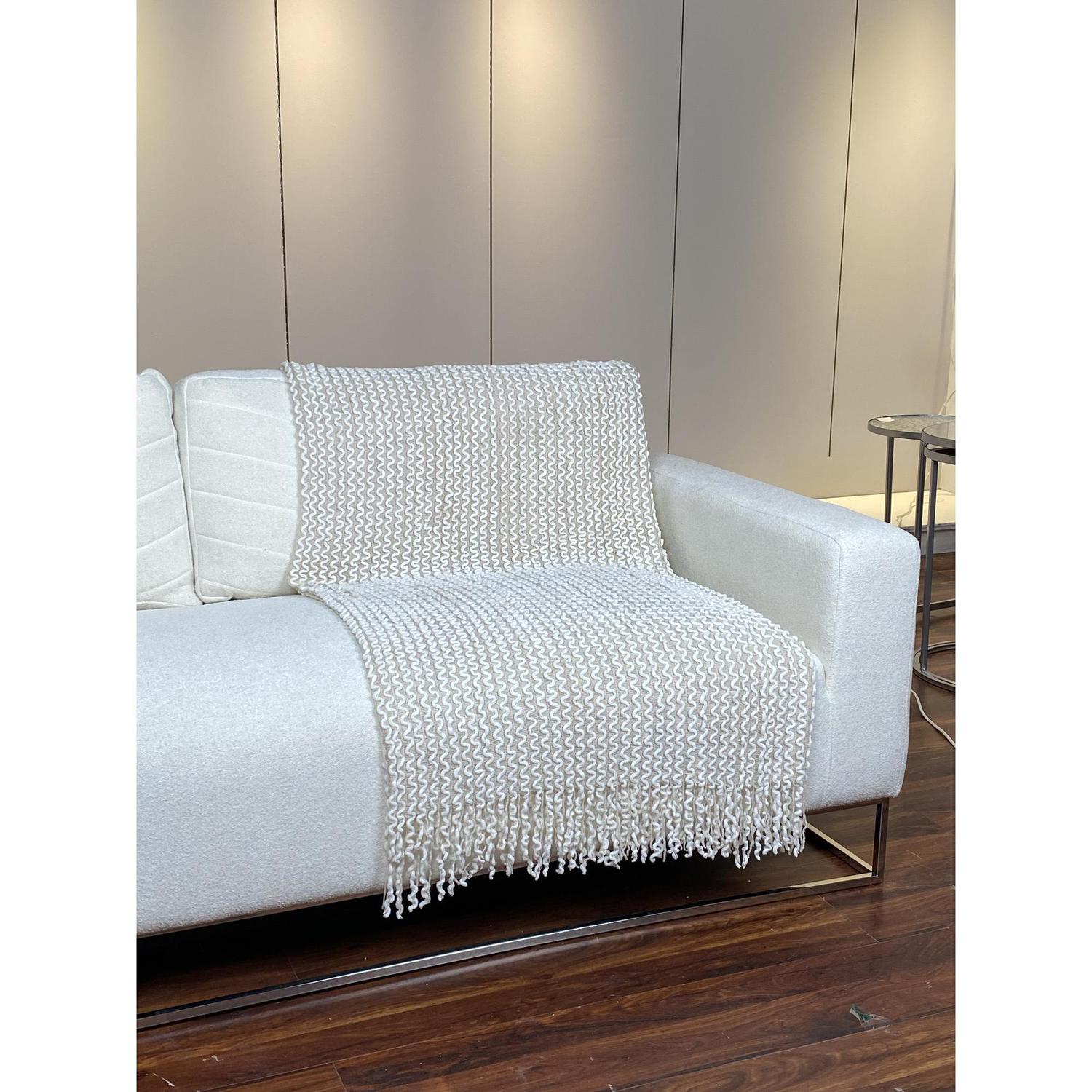 Mantas 152X127X0.50 Blanco Japandi F243
