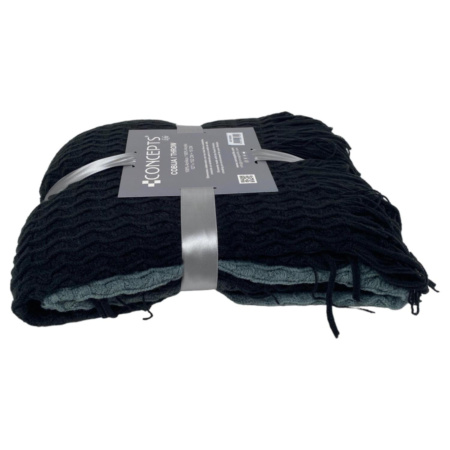 Mantas 152X127X0.50 Negro F243