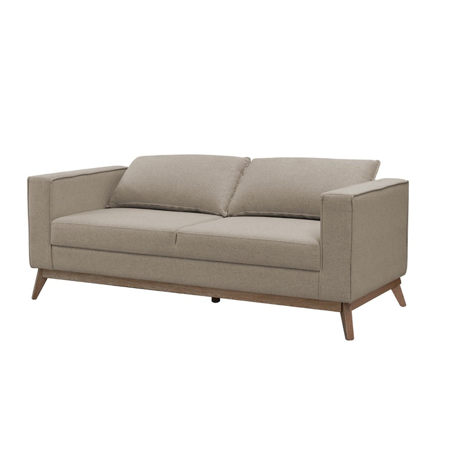 Sofá Cama Burgos Lino Verona Beige, Natural