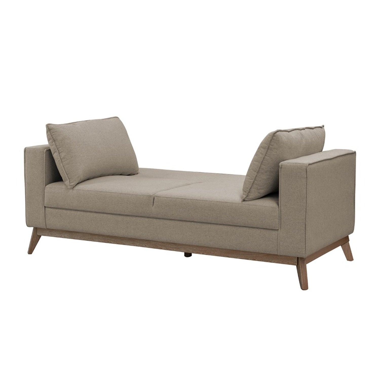 Sofá Cama Burgos Lino Verona Beige, Natural