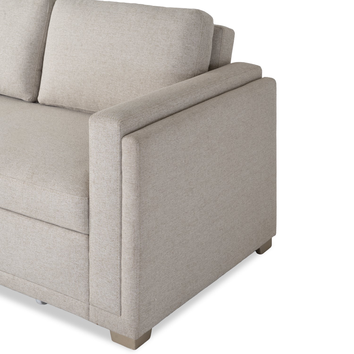 Sofá Cama Gala Lino Verona Beige, Champaña 1.80