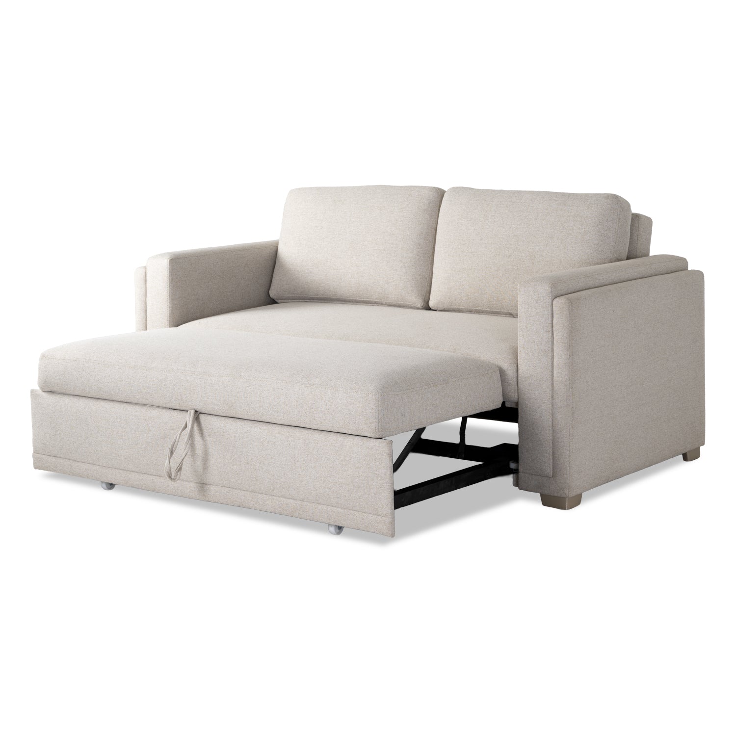 Sofá Cama Gala Lino Verona Beige, Champaña 1.80