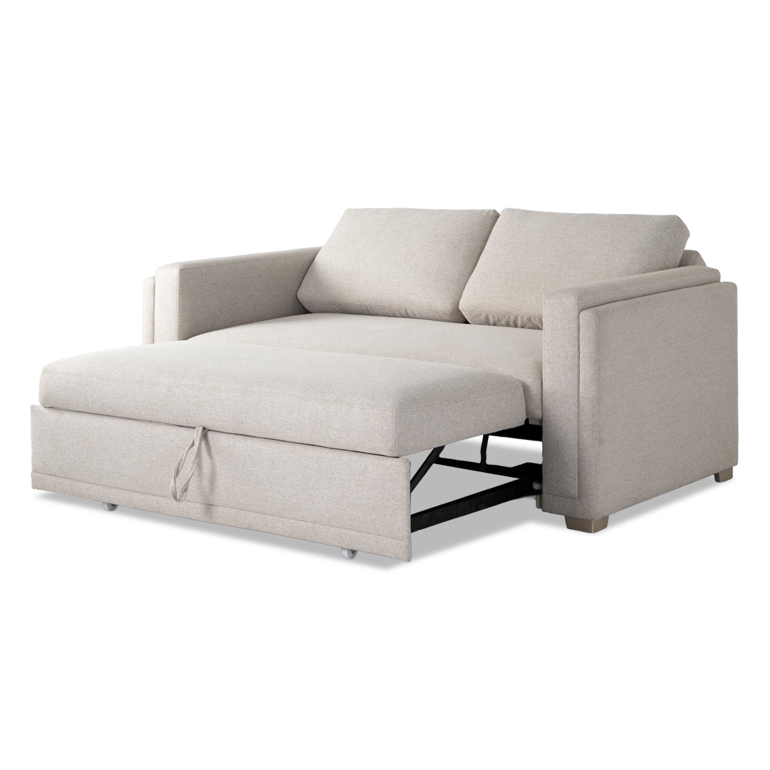 Sofá Cama Gala Lino Verona Beige, Champaña 1.80