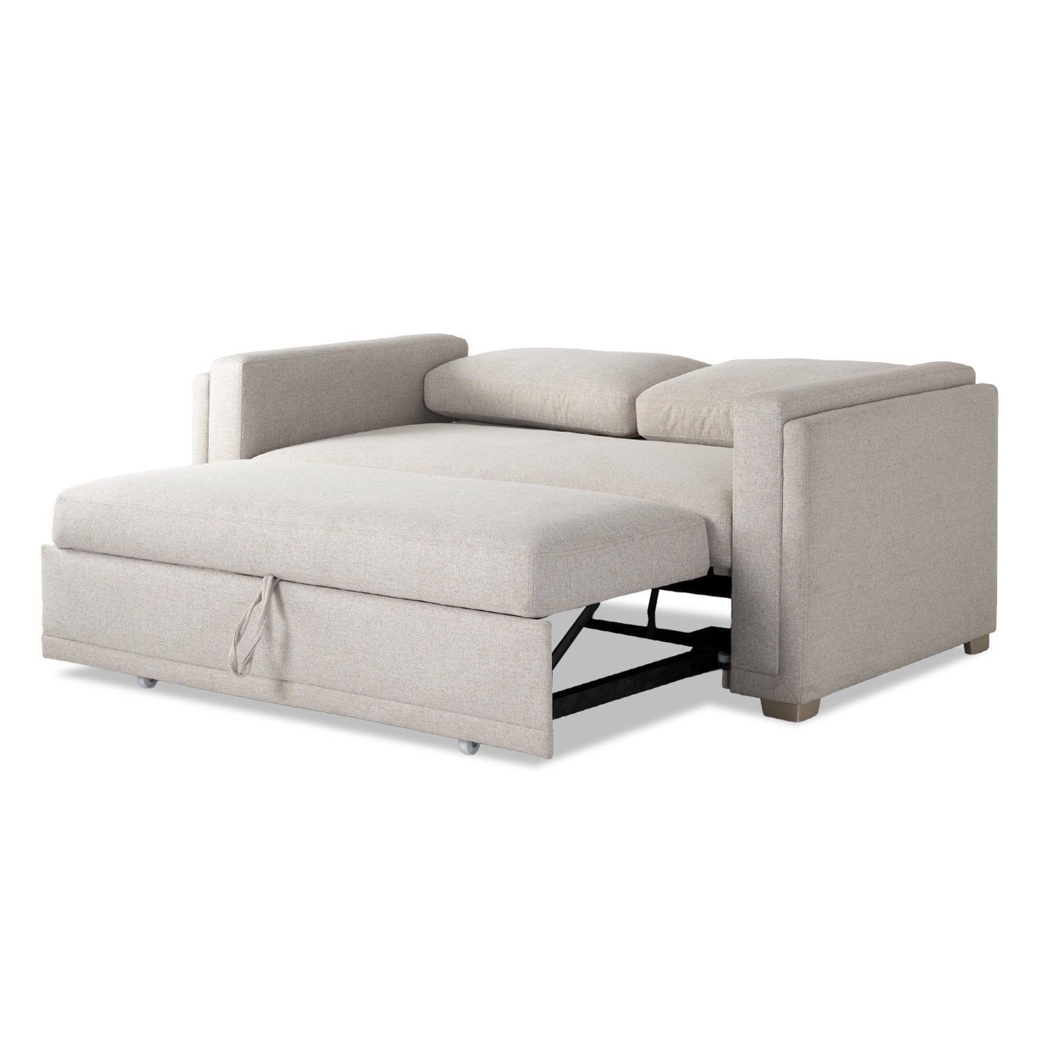 Sofá Cama Gala Lino Verona Beige, Champaña 1.80