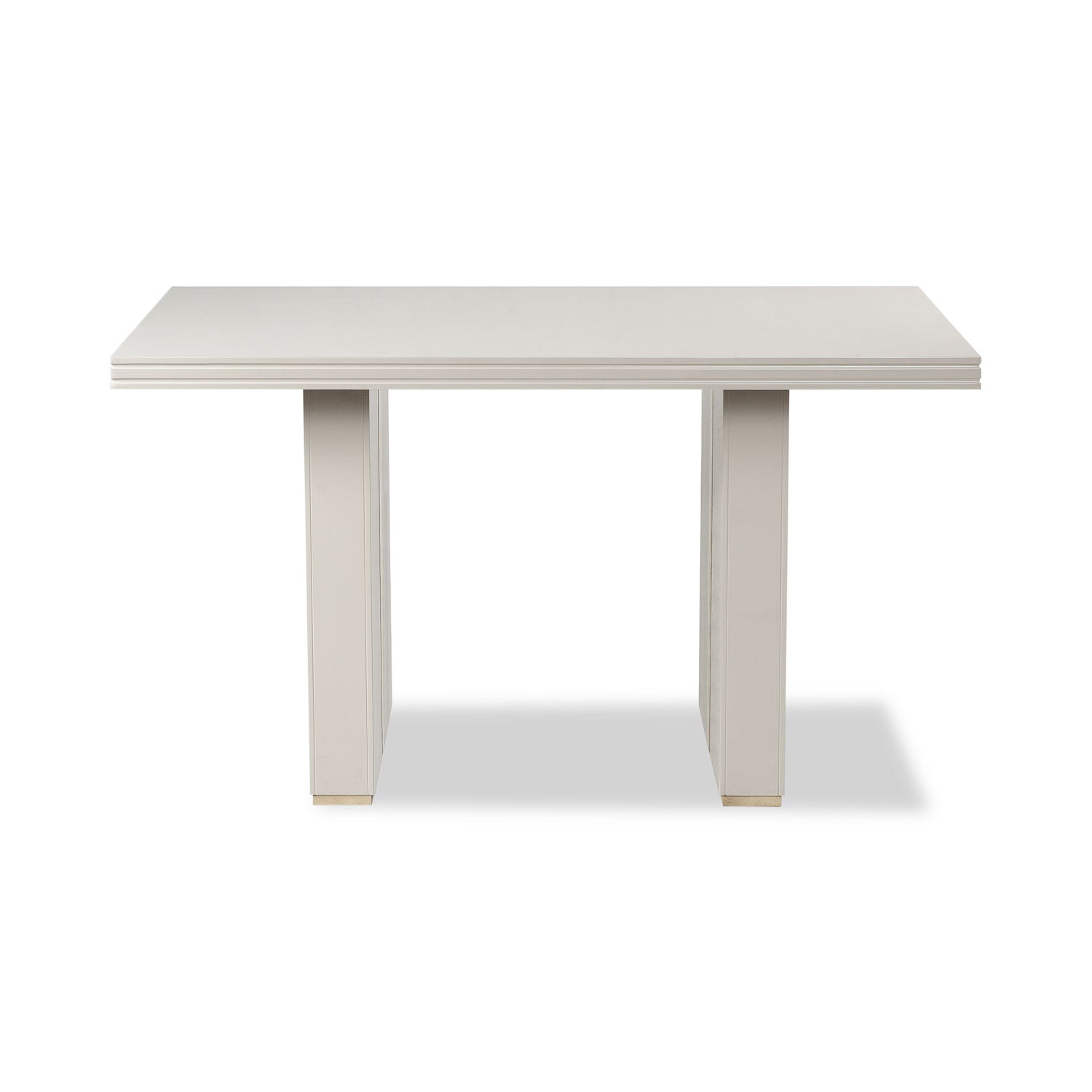 Comedor 4 Puestos Marcus Eurolino Blanco Puro, Champaña