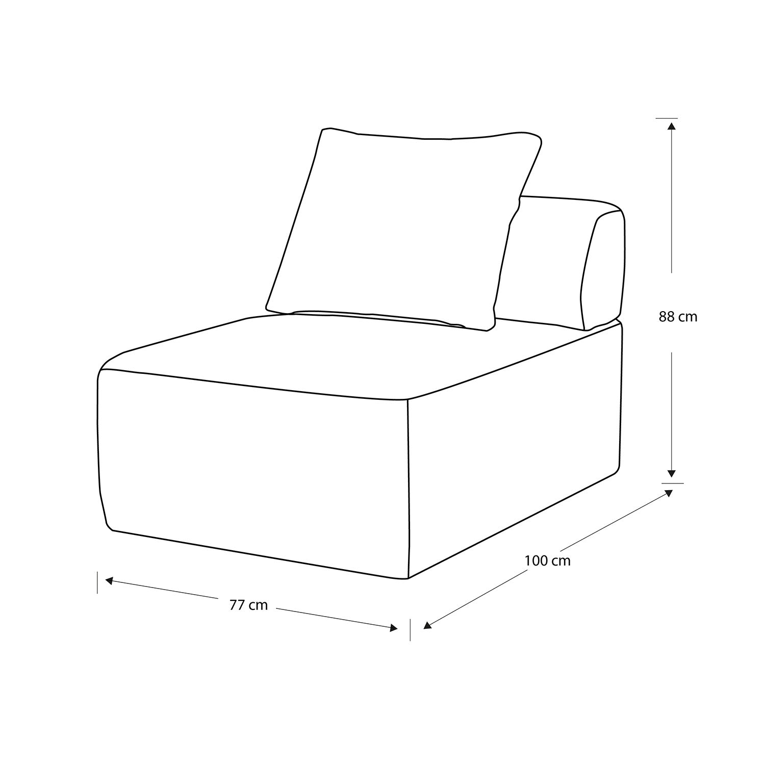 Poltrona Kanon Velvet Chocolate, Mocka