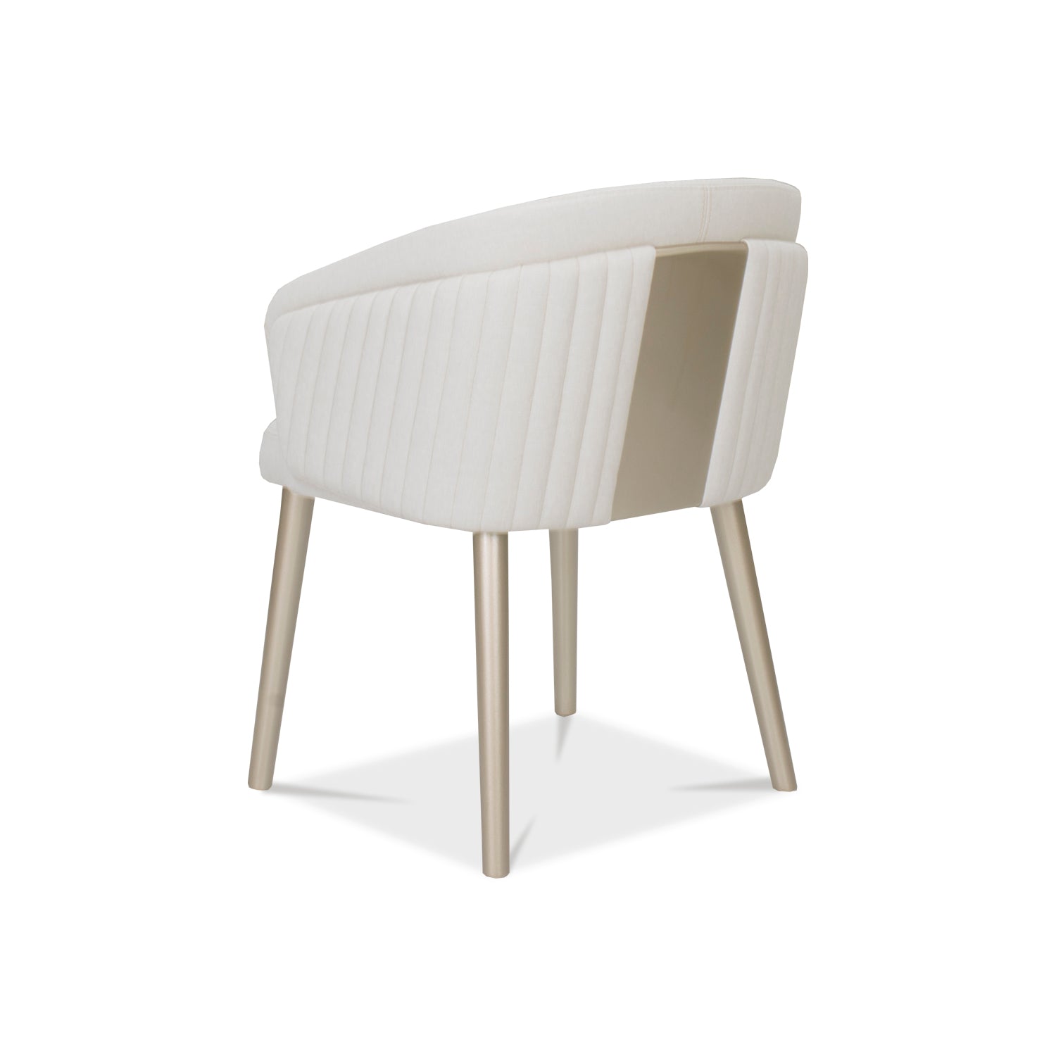 Comedor 4 Puestos Damasco Eurolino Blanco, Champaña