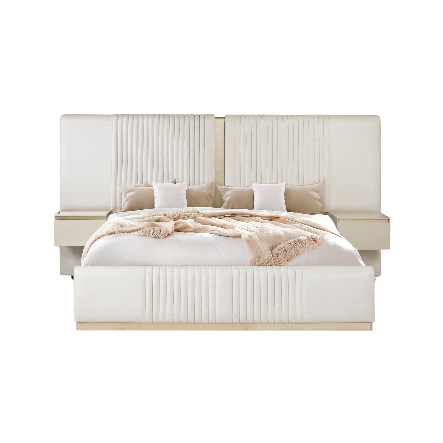 Cama King Celestia Eurolino Perla, Champaña