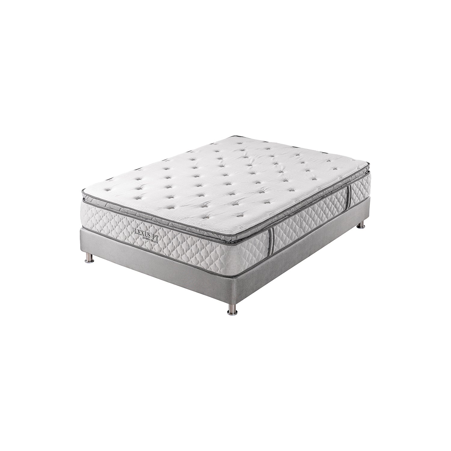 Colchón Queen Lexus Deluxe Pillow Top (Garantia 15 años)