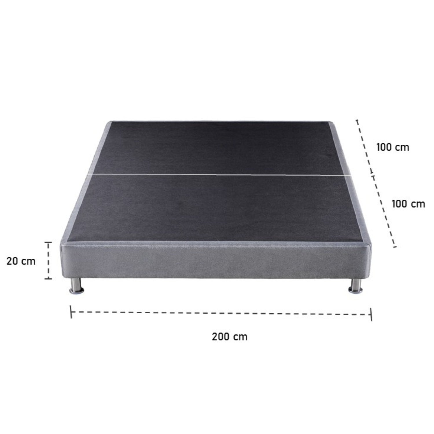 Base Cama King Lexus Deluxe Gris Par