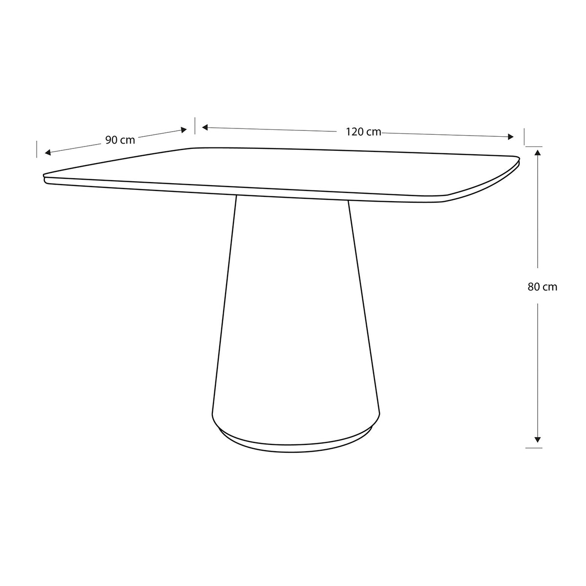 Comedor 4 Puestos Vicka Chenille Serena Crema, Natural