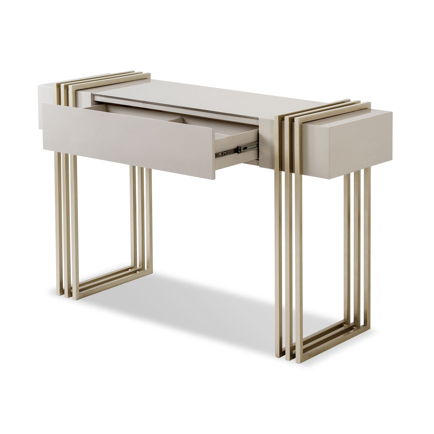 Consola Manhattan Greige, Champaña Premium