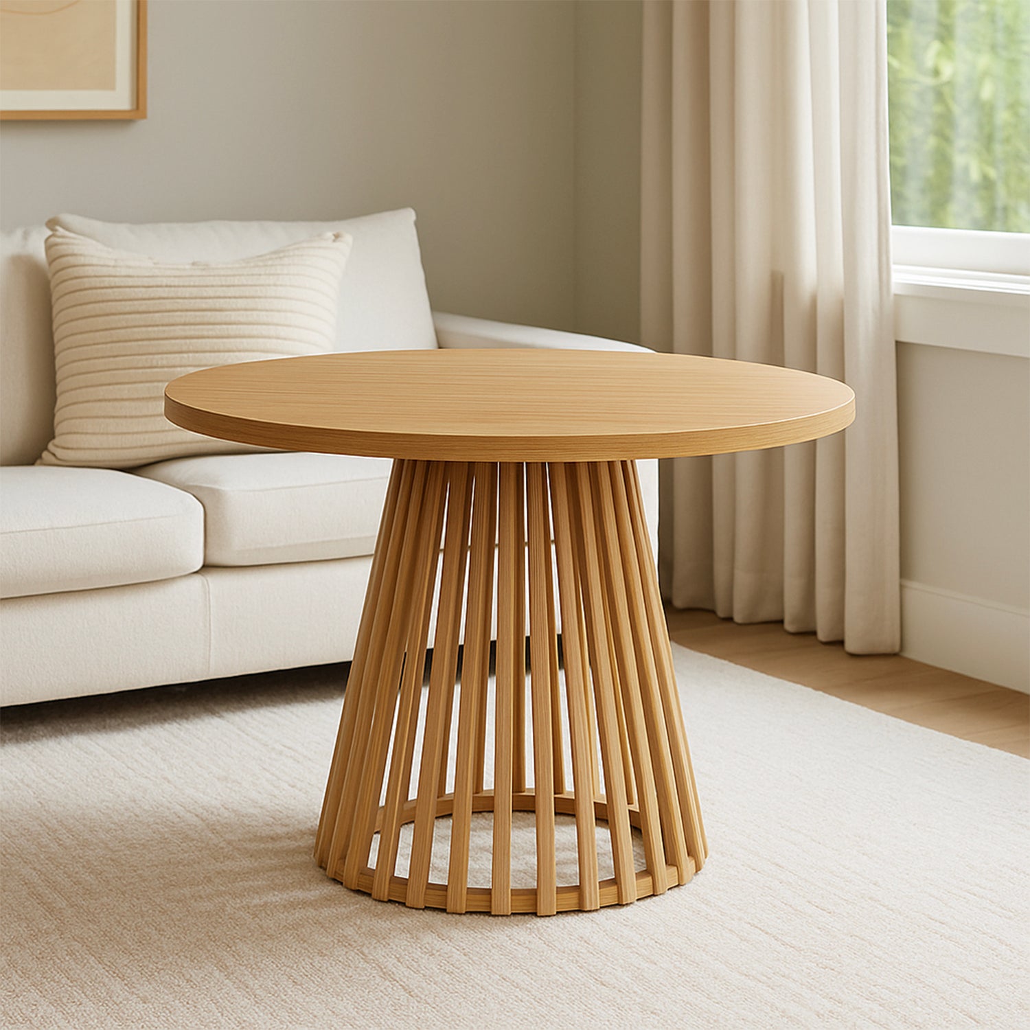 Comedor 4 Puestos Palermo Azul, Natural