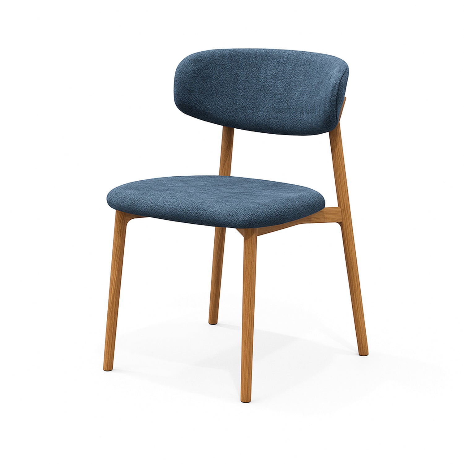 Comedor 4 Puestos Palermo Azul, Natural