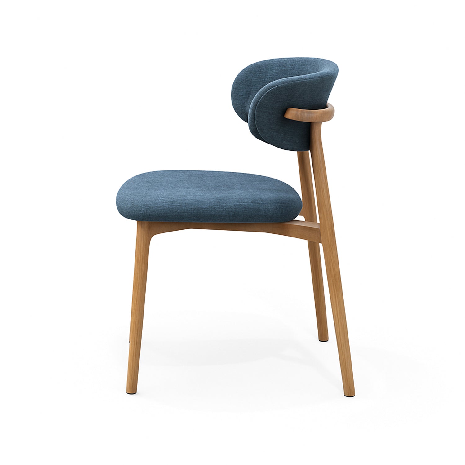 Comedor 4 Puestos Palermo Azul, Natural