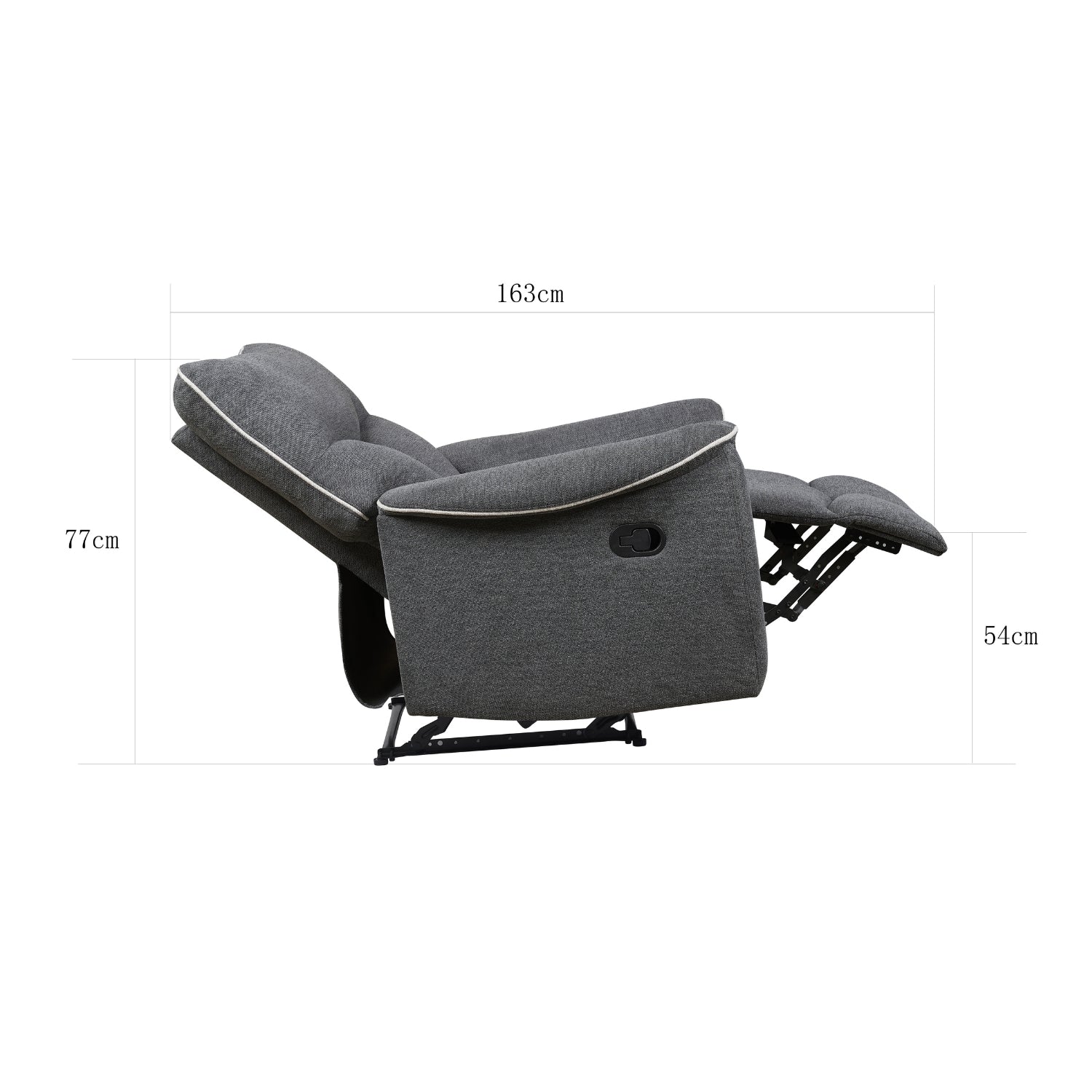Silla Reclinable Zeus Pana Gris