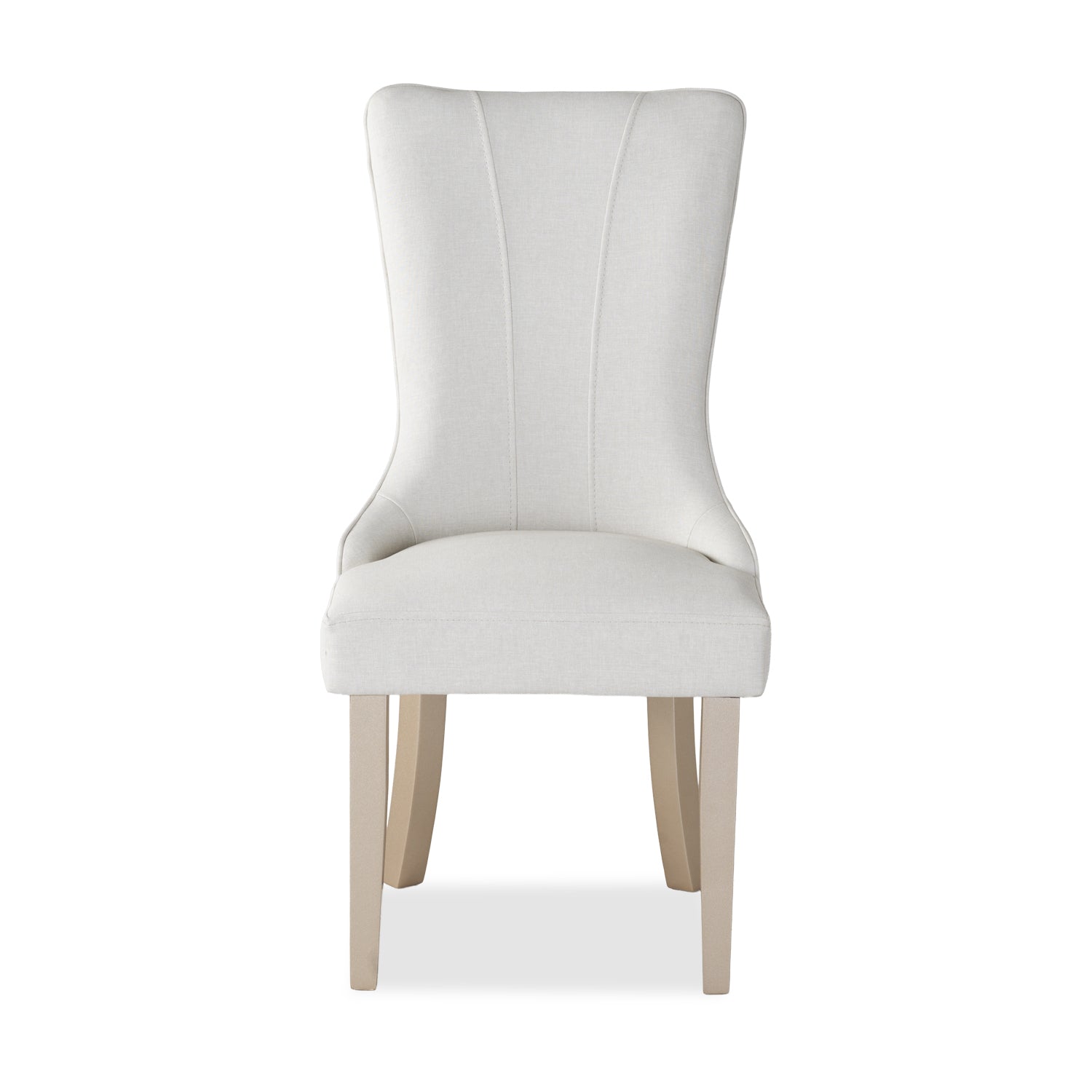 Comedor 4 Puestos Marsella Eurolino Blanco Puro, Champaña