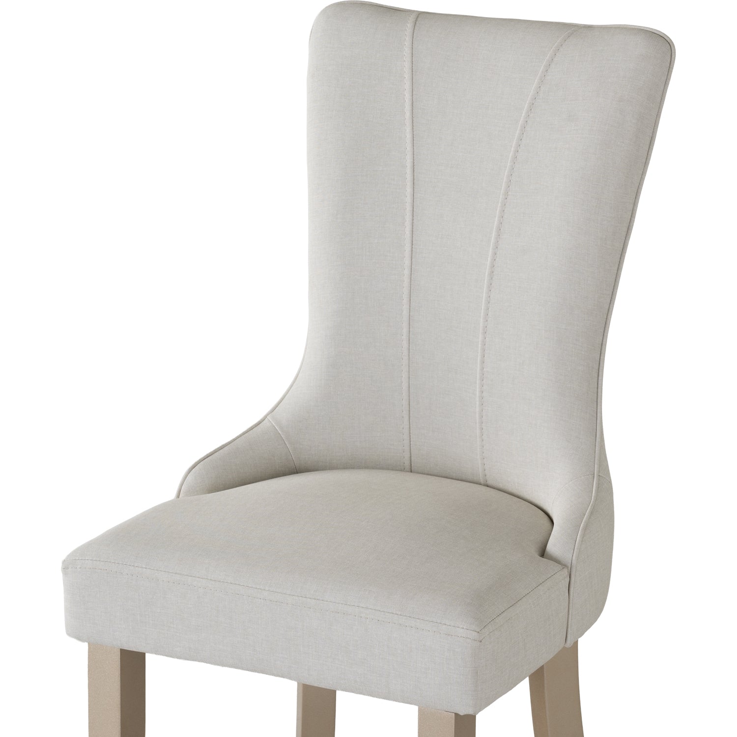 Comedor 4 Puestos Marsella Eurolino Blanco Puro, Champaña