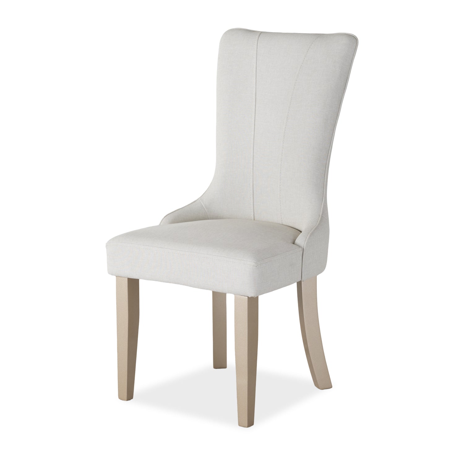 Comedor 4 Puestos Marsella Eurolino Blanco Puro, Champaña