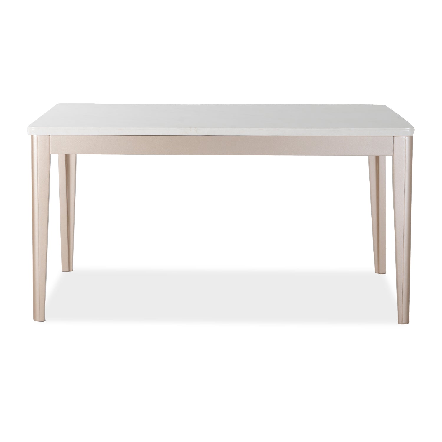 Comedor 6 Puestos Marsella Eurolino Blanco Puro, Champaña