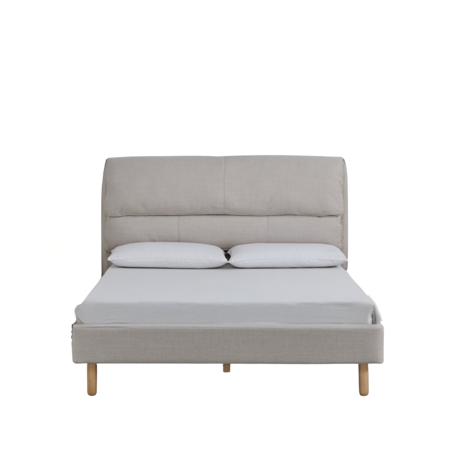 Cama Doble Cameron Crudo