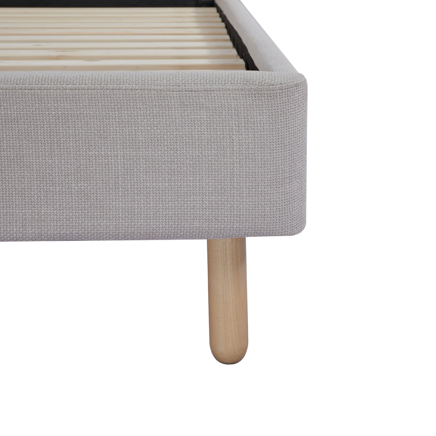 Cama Doble Cameron Crudo