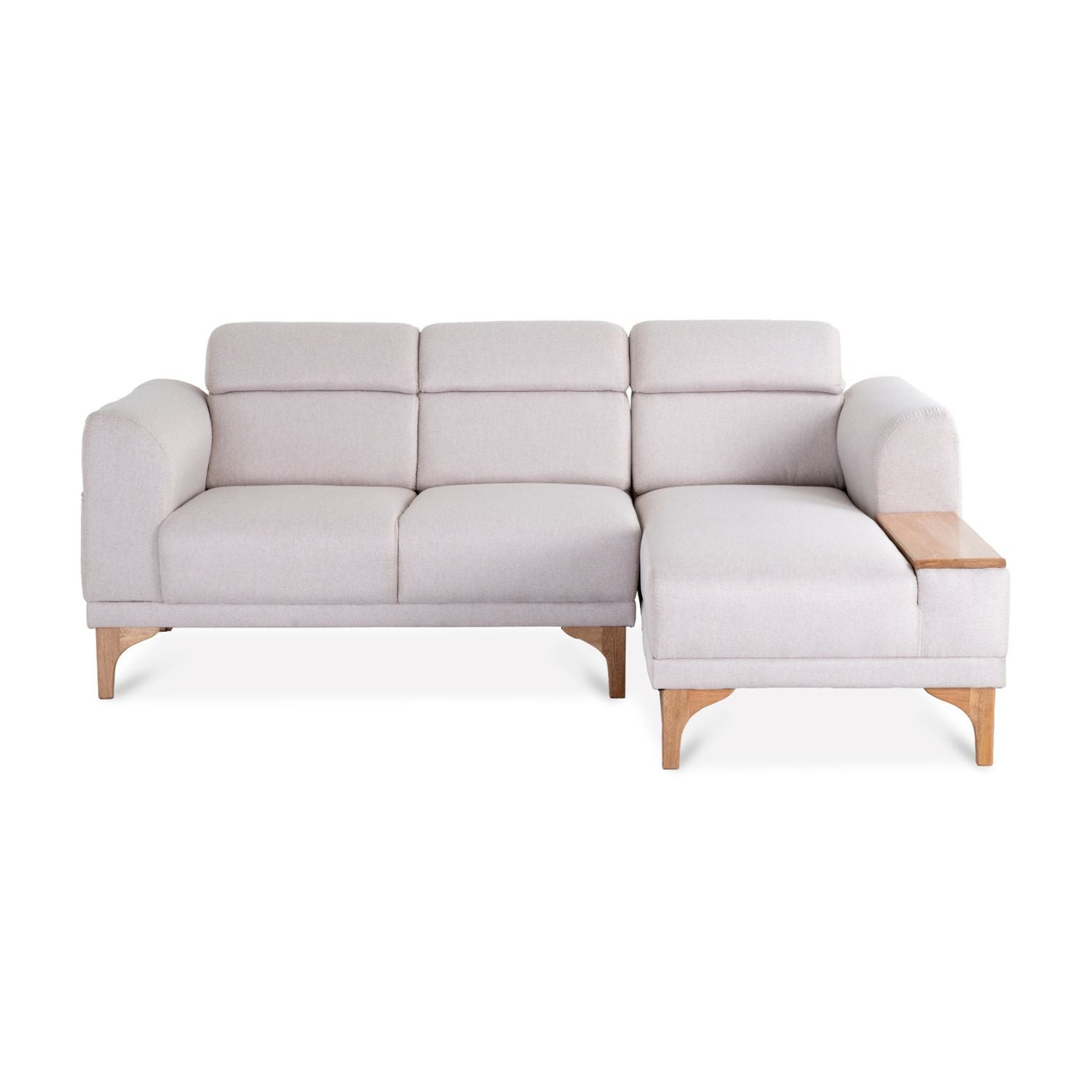 Sala Rinconera Carla Icono Almendra, Natural Lado Derecho