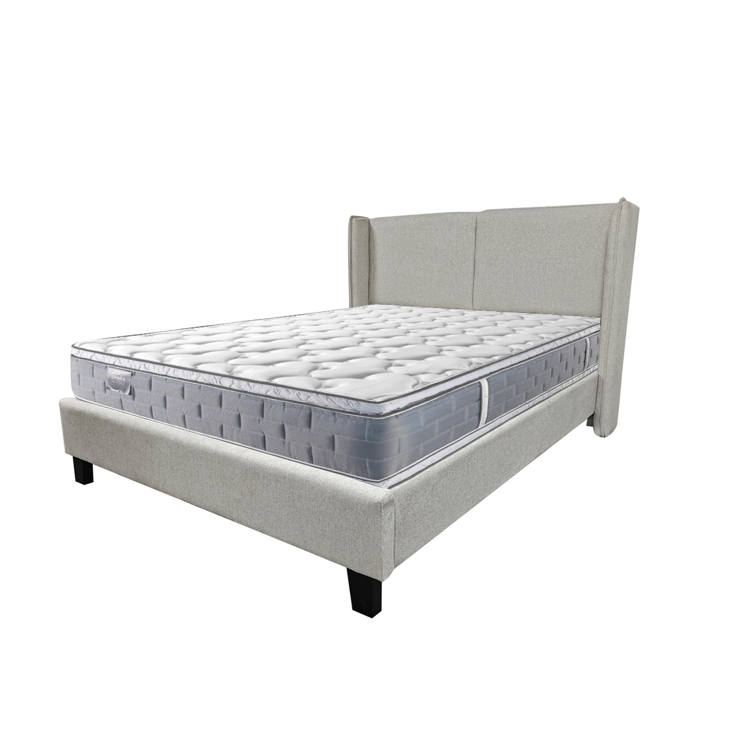 Cama Doble Barcelona Crudo