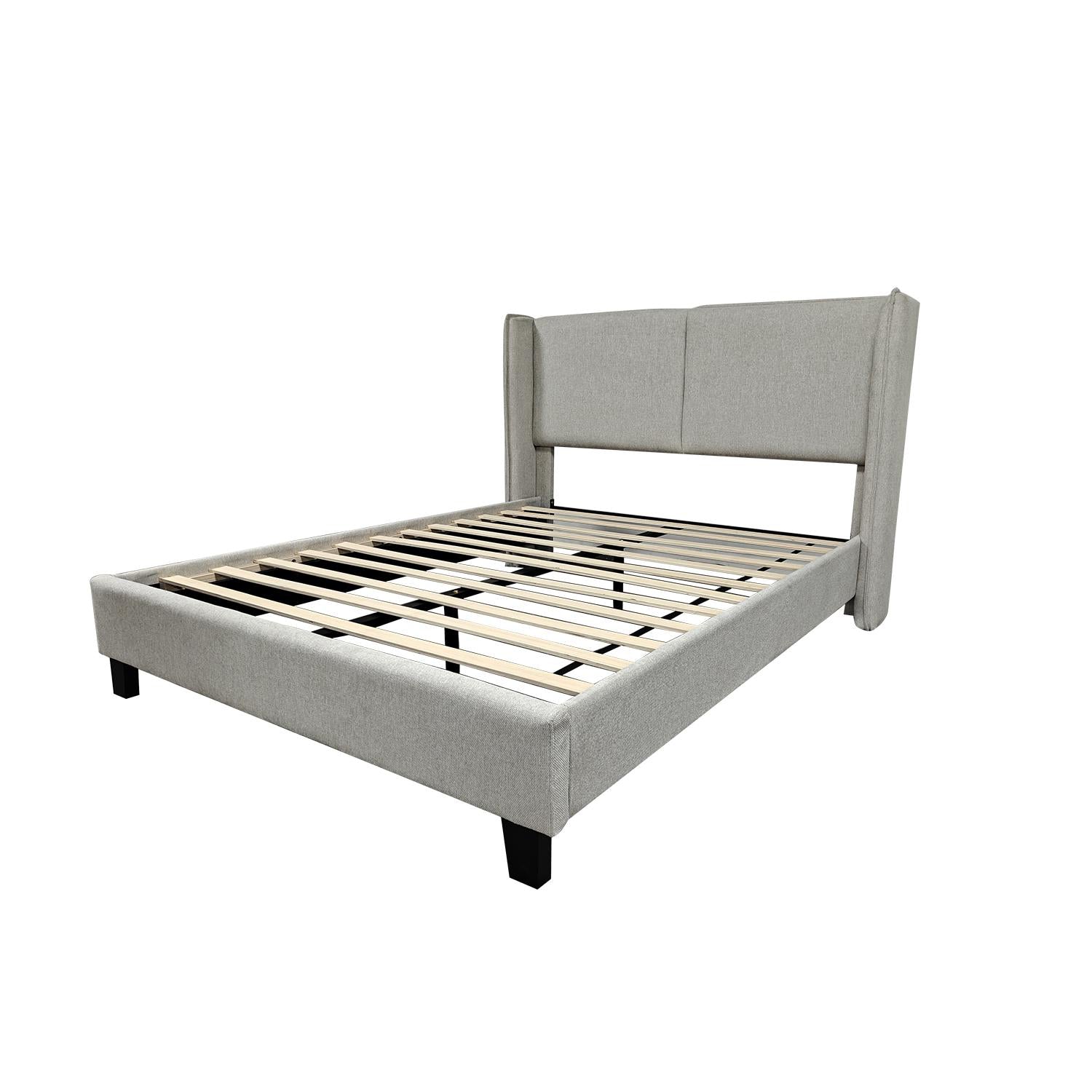 Cama Doble Barcelona Gris