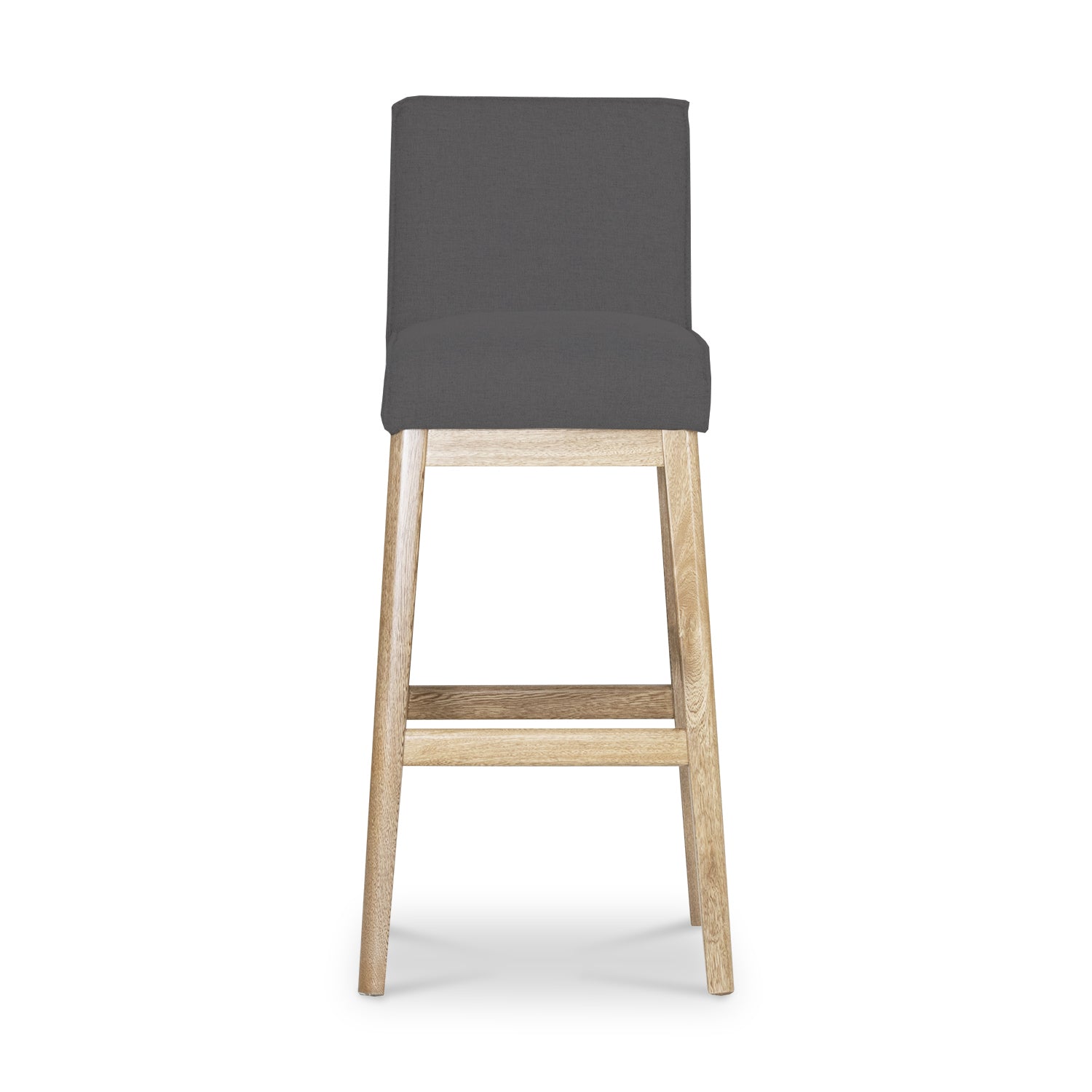 Silla Para Barra Gael Microfibra Kazan Plomo, Natural